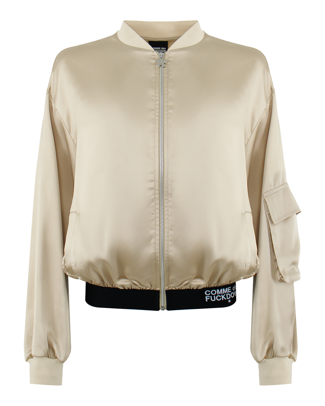 COMME des FUCKDOWN бомбер в золотистом цвете  артикул CFABW01257 марки COMME des FUCKDOWN купить за 32400 руб.
