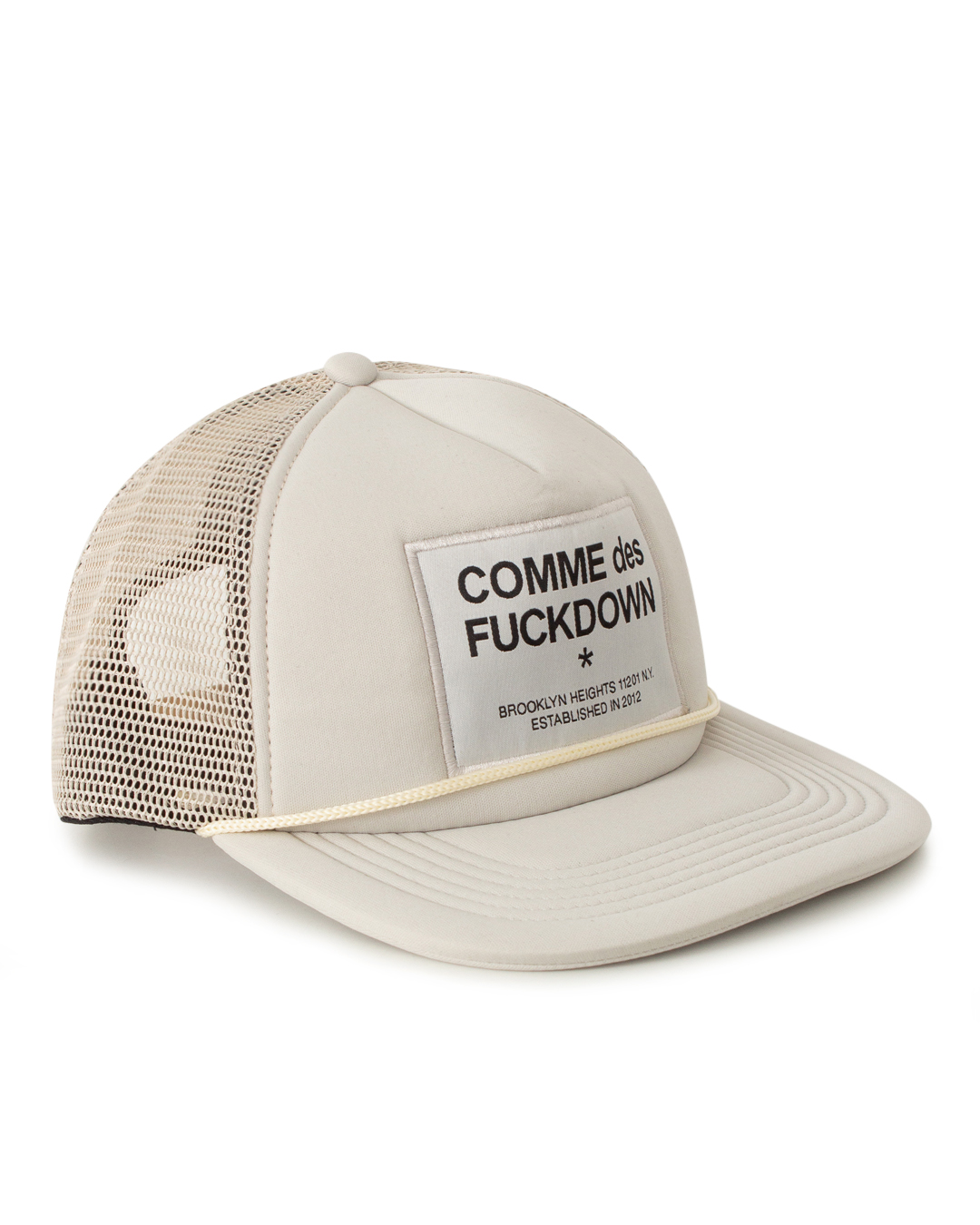 COMME des FUCKDOWN бейсболка с прямым козырьком  артикул CFACX00004 марки COMME des FUCKDOWN купить за 10000 руб.