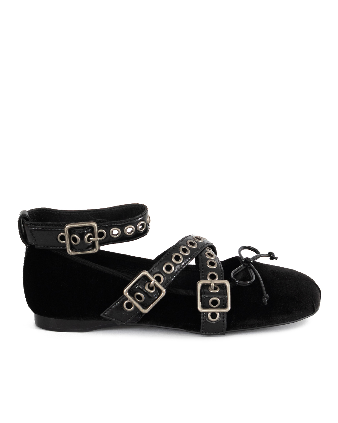 JEFFREY CAMPBELL балетки из бархата артикул CHOREO марки JEFFREY CAMPBELL купить за 27000 руб.