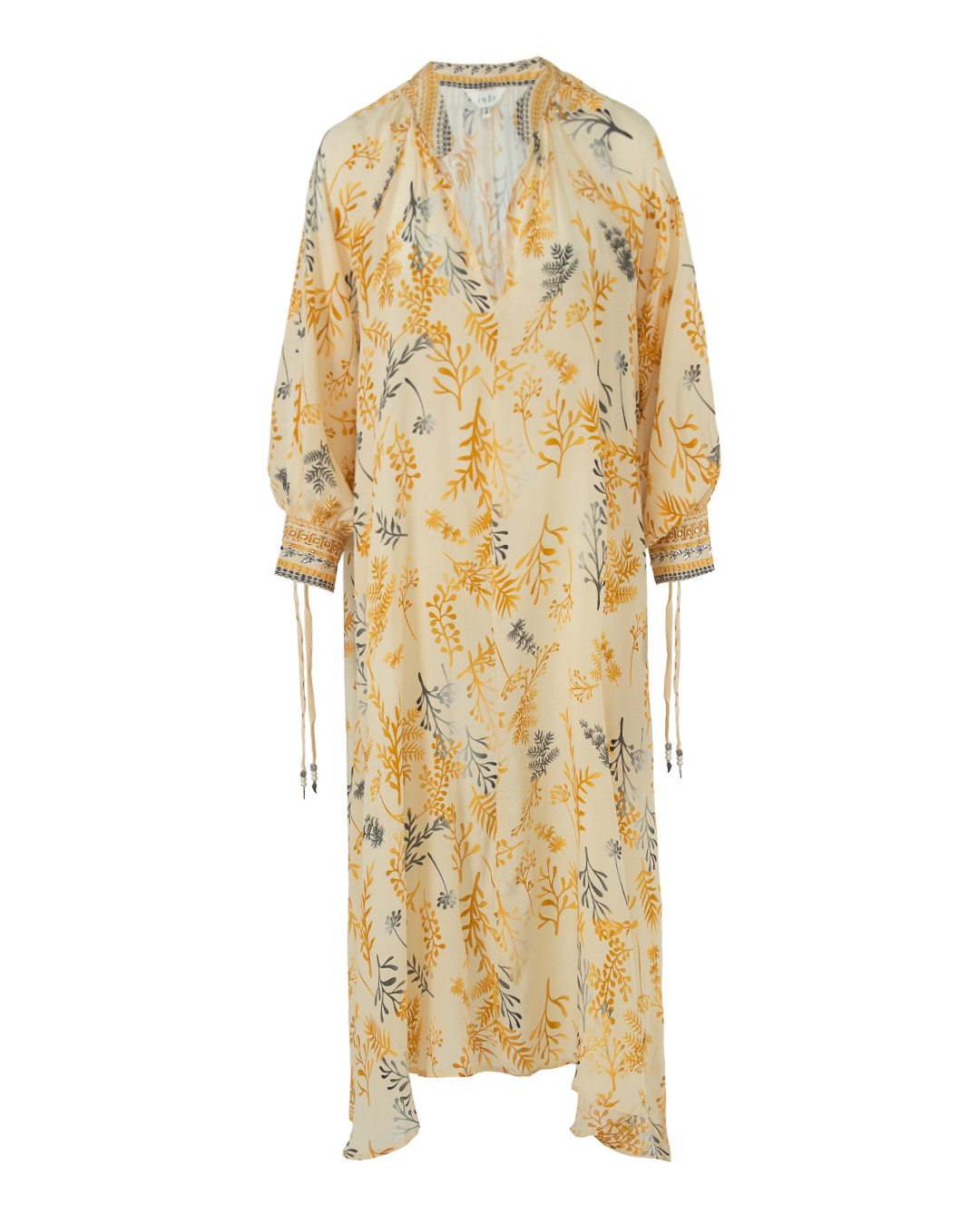 INOA туника из шелка с завязками  артикул CHYNTIALONG TUNIC марки INOA купить за 18800 руб.