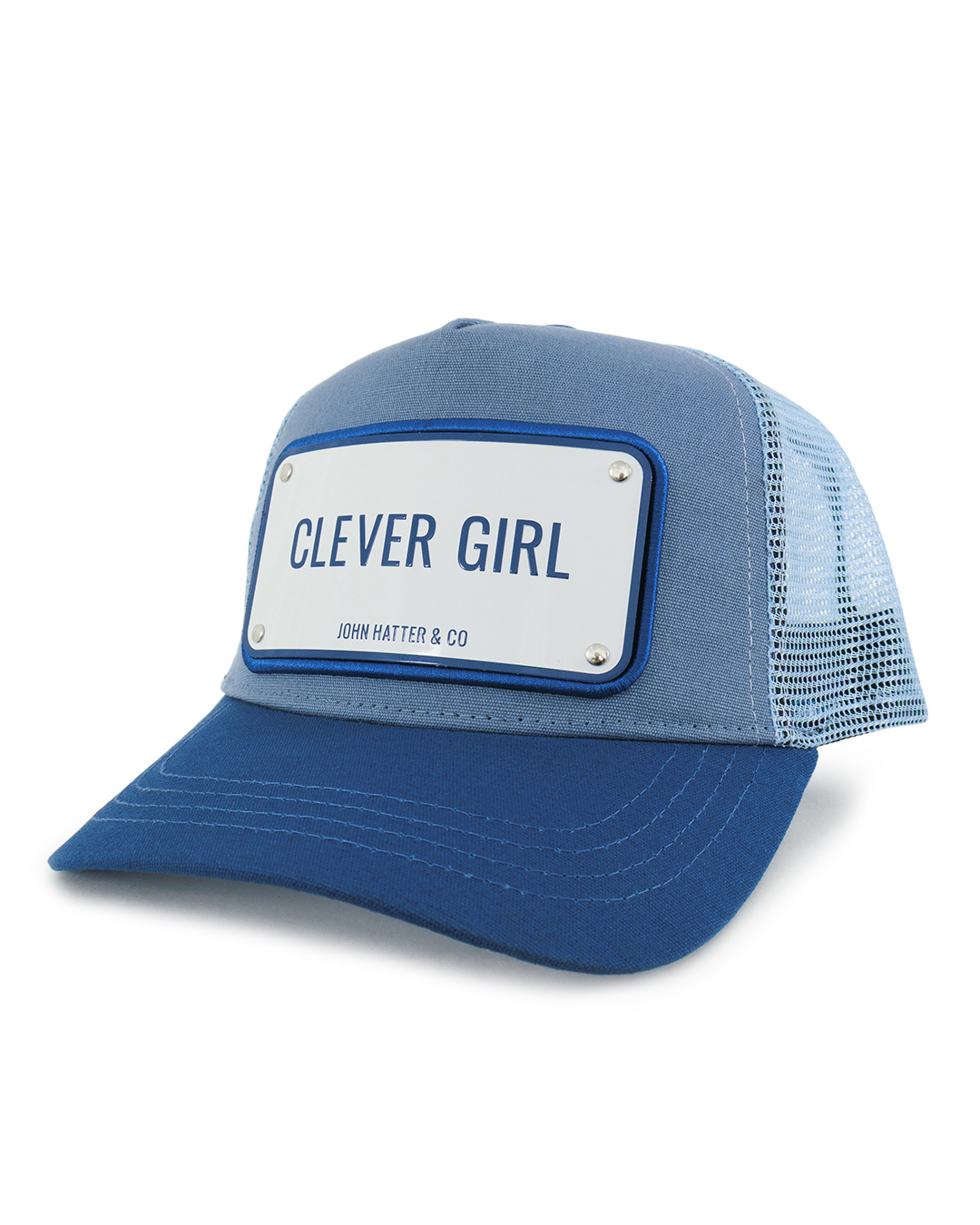 John Hatter & Co бейсболка с алюминиевым культовым знаком артикул CLEVER GIRL марки John Hatter & Co купить за 15200 руб.