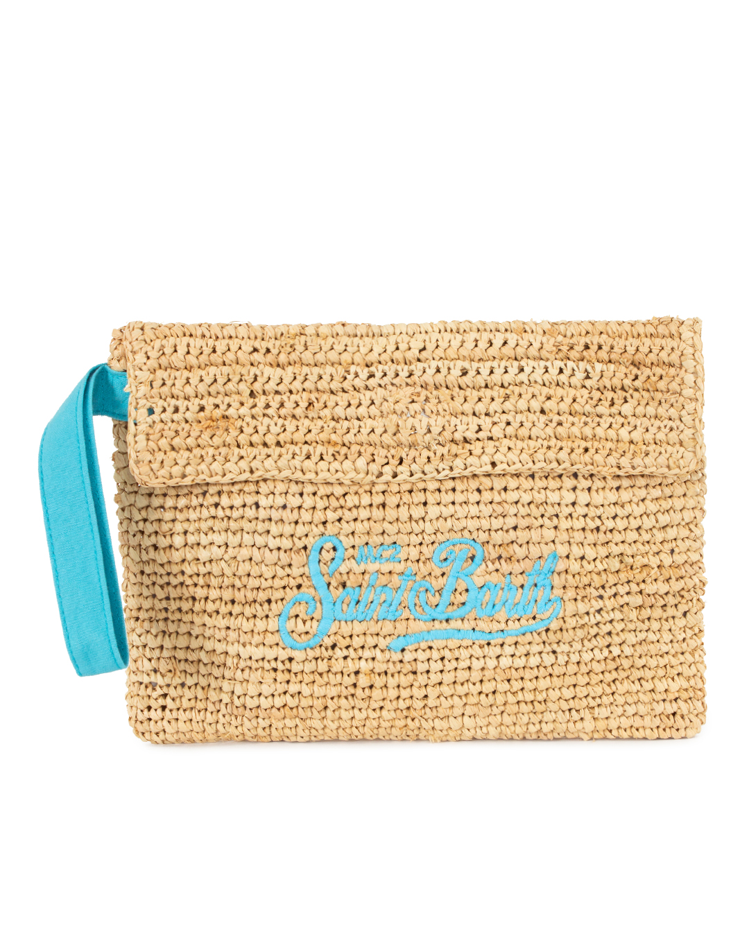 MC2 Saint Barth плетеный клатч с логотипом бренда  артикул CLUTCH RAFFIA марки MC2 Saint Barth купить за 16500 руб.