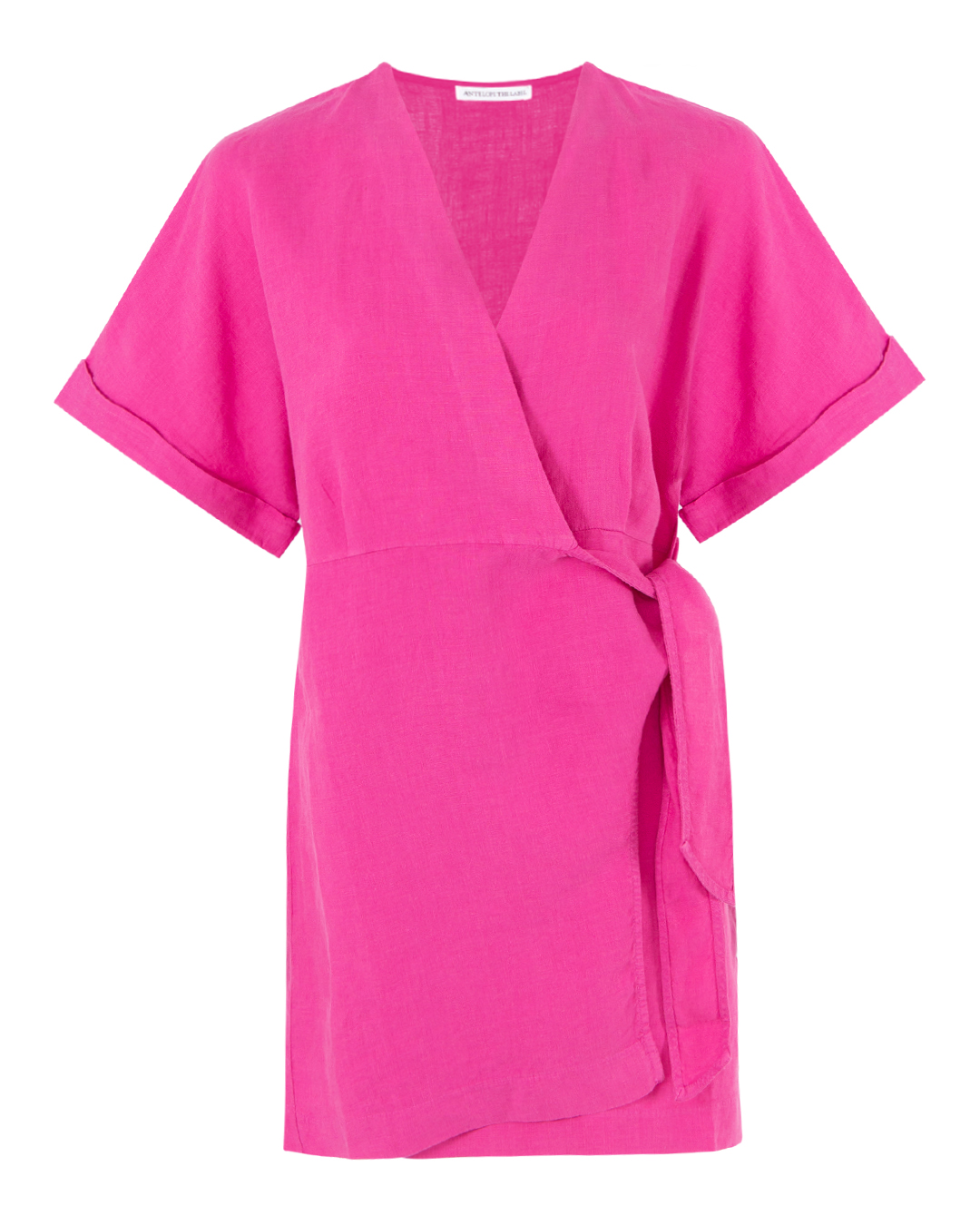ANTELOPE THE LABEL платье на запах  артикул D1.FUKSIA марки ANTELOPE THE LABEL купить за 27200 руб.