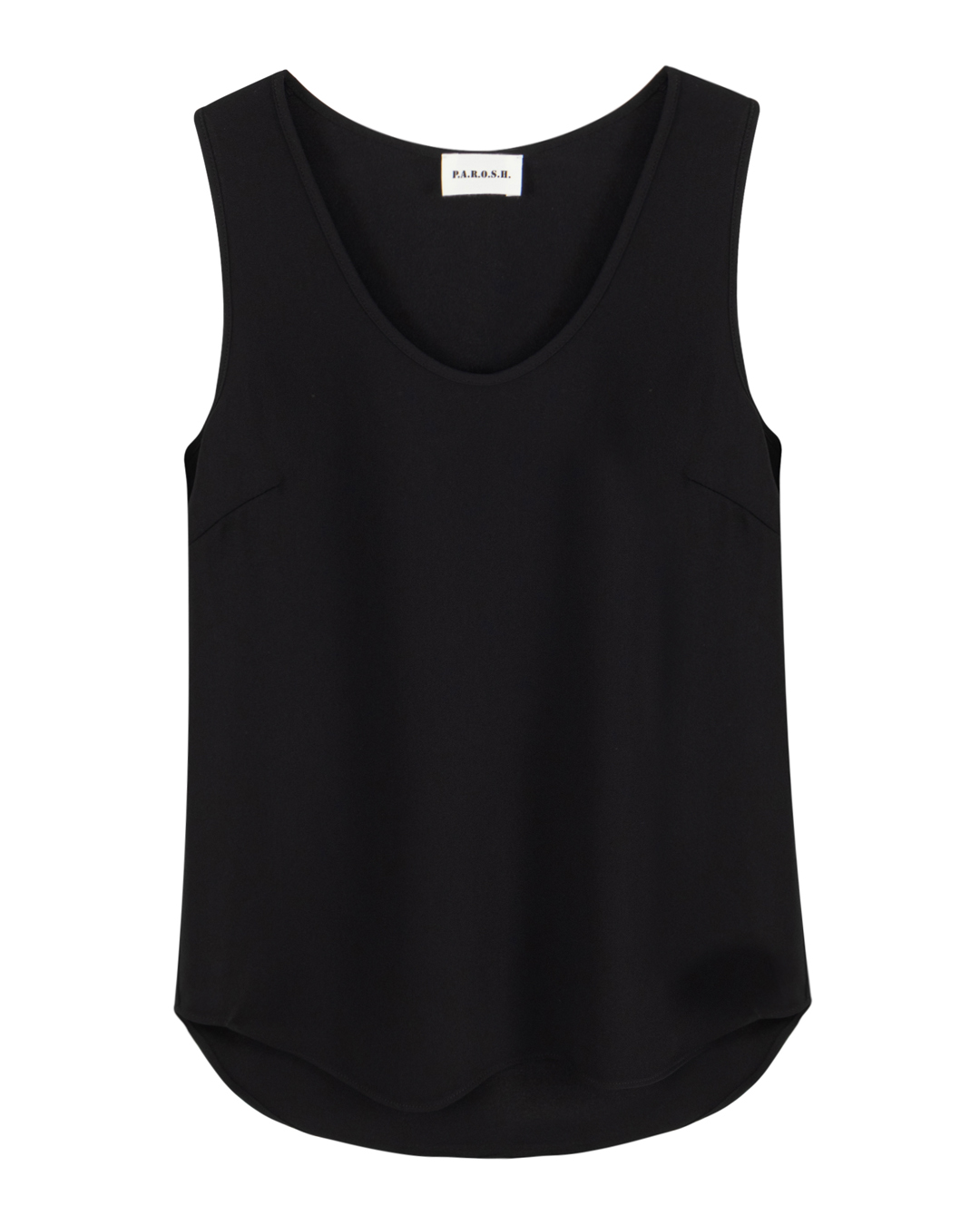 P.A.R.O.S.H. базовый топ из крепа  артикул D310270X-PANTY24 марки P.A.R.O.S.H. купить за 28900 руб.