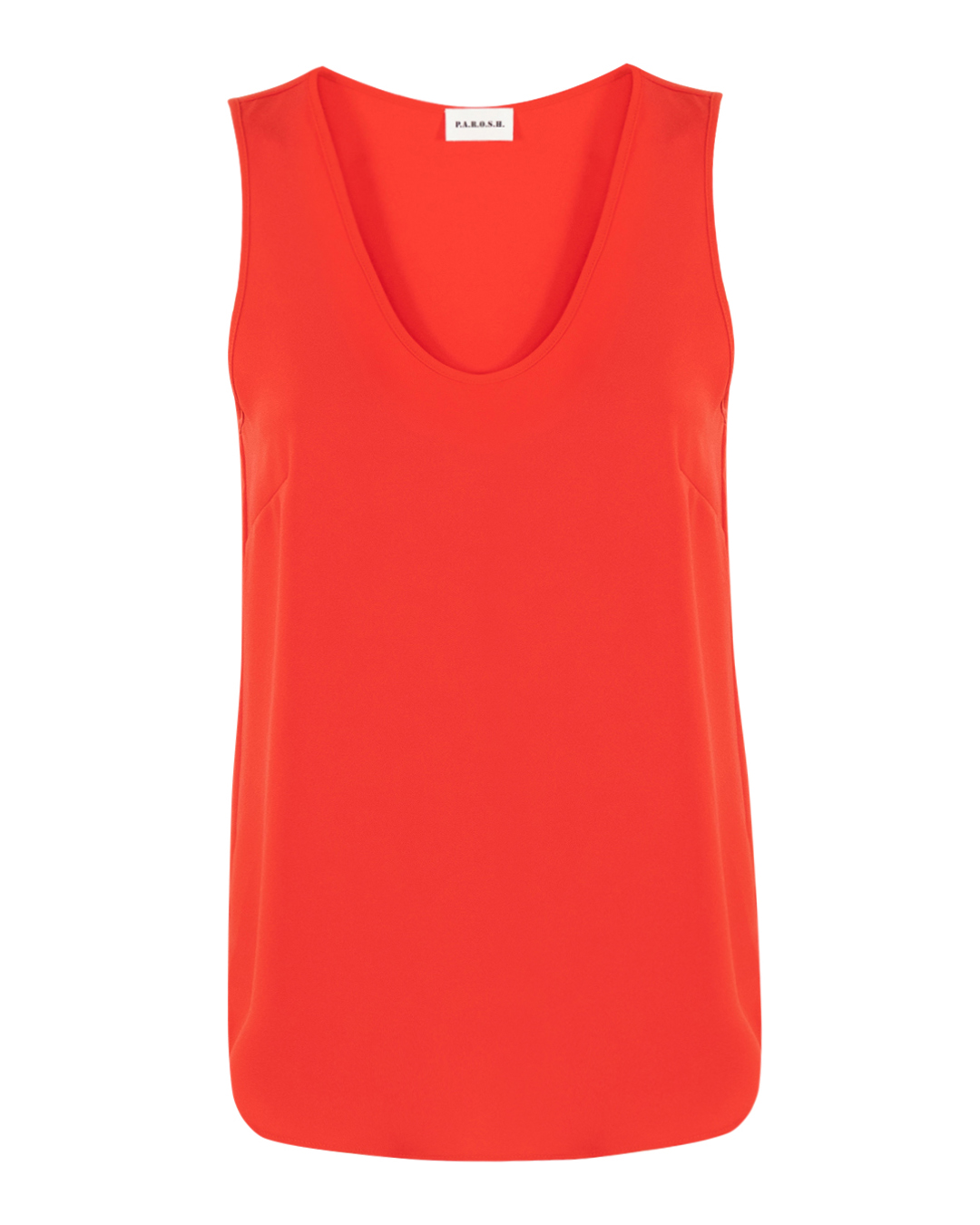 P.A.R.O.S.H. базовый топ из крепа  артикул D310270X-PANTY24 марки P.A.R.O.S.H. купить за 28900 руб.