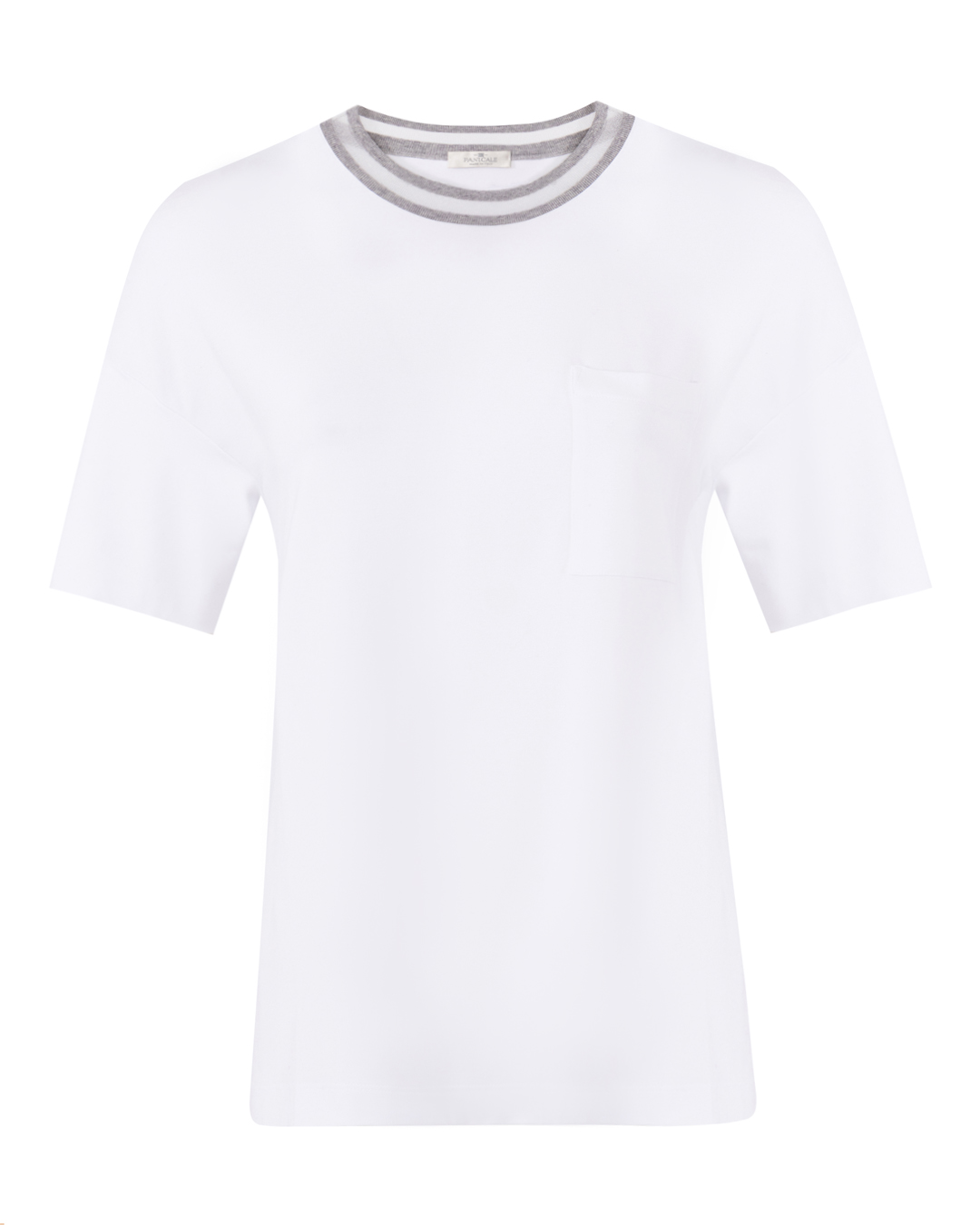 PANICALE блуза из трикотажа с коротким рукавом артикул D351636SB марки PANICALE купить за 11800 руб.
