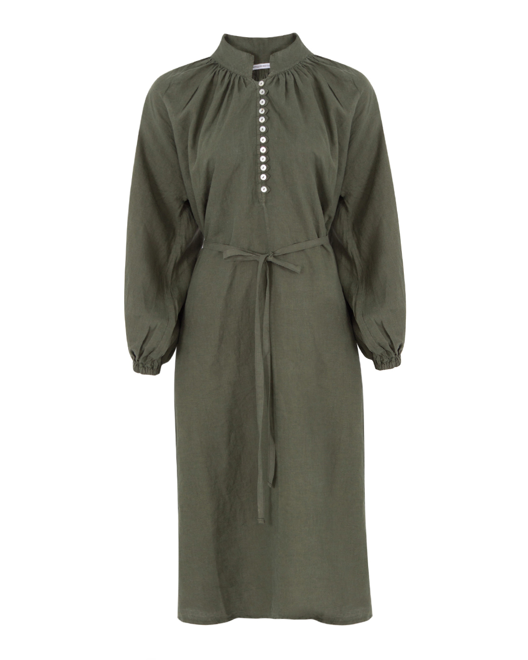 ANTELOPE THE LABEL платье с пышными рукавами  артикул D3.KHAKI марки ANTELOPE THE LABEL купить за 33600 руб.