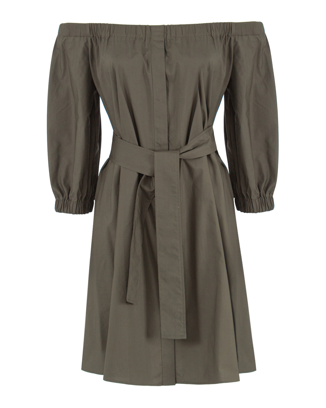P.A.R.O.S.H. платье с поясом  артикул D725176-COTTON марки P.A.R.O.S.H. купить за 67700 руб.