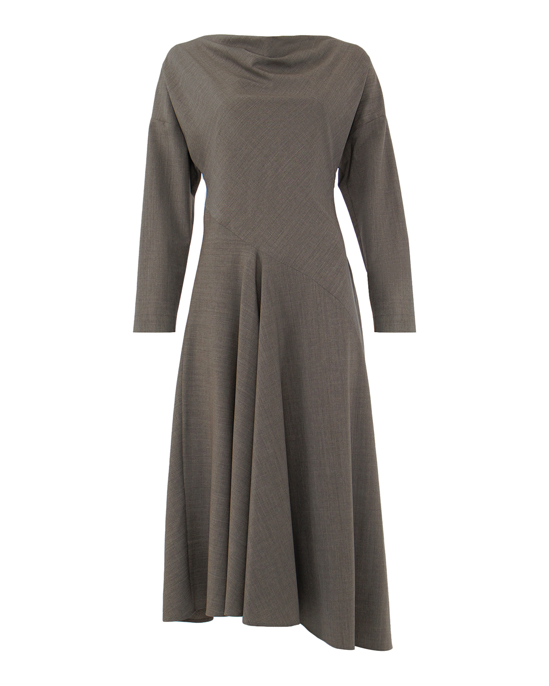 P.A.R.O.S.H. платье со сборками  артикул D726045-LUWOOL марки P.A.R.O.S.H. купить за 79900 руб.
