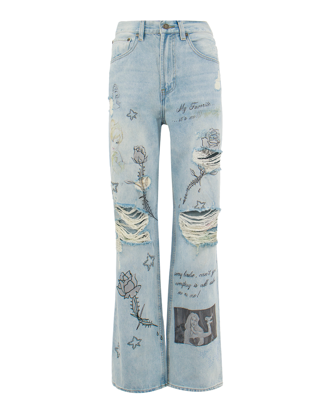 Dom Rebel джинсы свободного кроя артикул DIVA BOOTCUT JEANS марки Dom Rebel купить за 29400 руб.