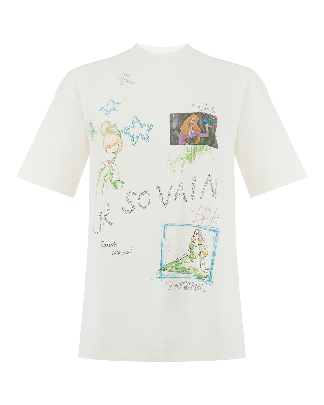 Dom Rebel футболка с принтом  артикул DIVA TSHIRT марки Dom Rebel купить за 23500 руб.