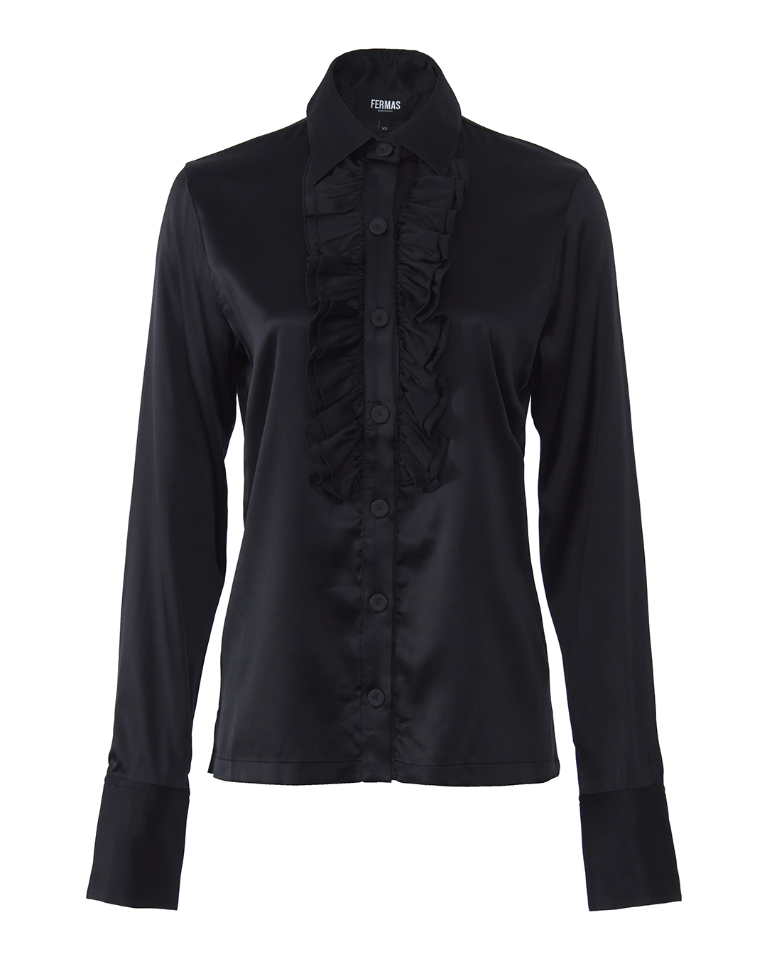 FERMAS блуза с рюшами  артикул DRAPE.BLOUSE марки FERMAS купить за 15200 руб.