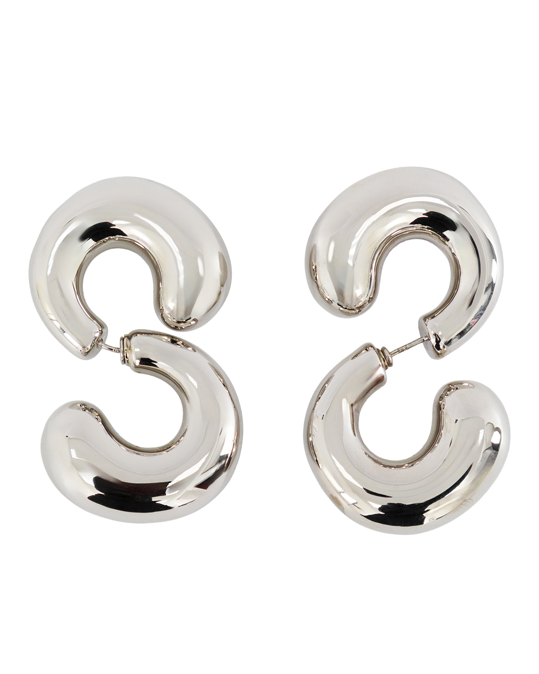 HUGO KREIT серьги из латуни артикул EAR-BUD-HOO-SIL марки HUGO KREIT купить за 54600 руб.