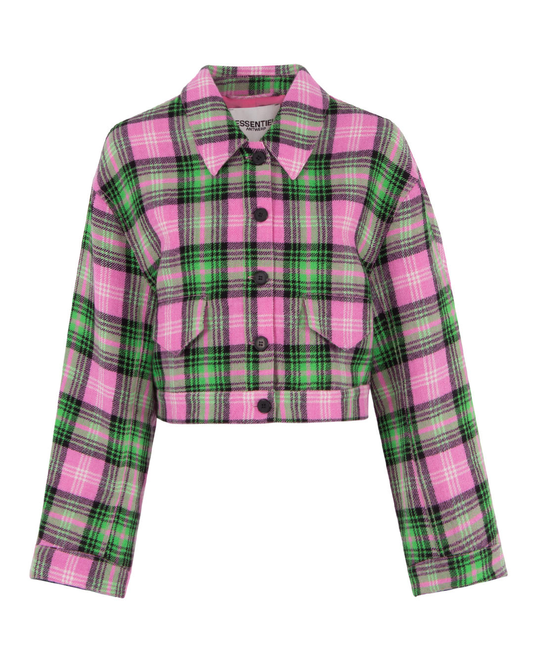 Essentiel куртка из шерсти  в клетку  артикул EARLIER марки Essentiel купить за 40400 руб.