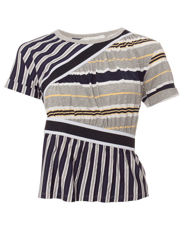 Max Mara SportMax Топ из эластичной вискозы в полоску артикул EUCLIDE марки MaxMara_SportMax купить за 19600 руб.