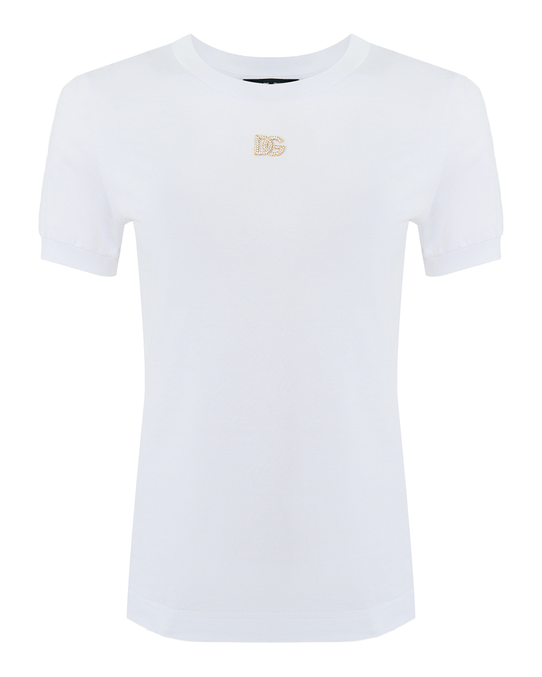 Dolce & Gabbana футболка с логотипом бренда артикул F8N08ZGDCWQ W0800 марки Dolce&Gabbana купить за 57600 руб.