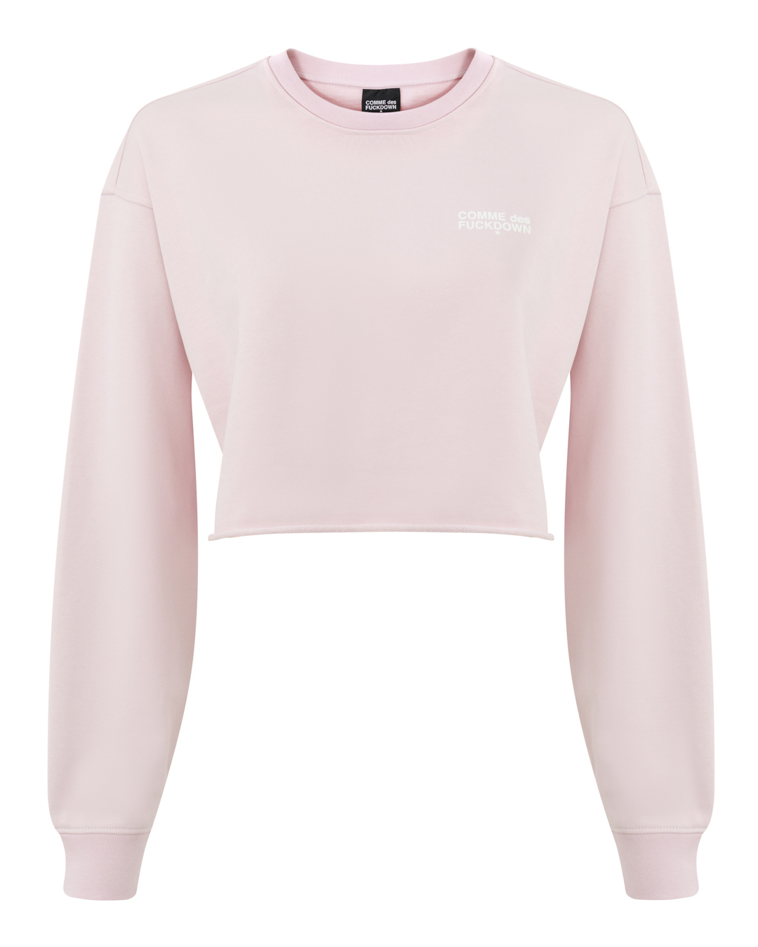 COMME des FUCKDOWN свитшот укороченный артикул FDS6CFABW01554 марки COMME des FUCKDOWN купить за 13000 руб.