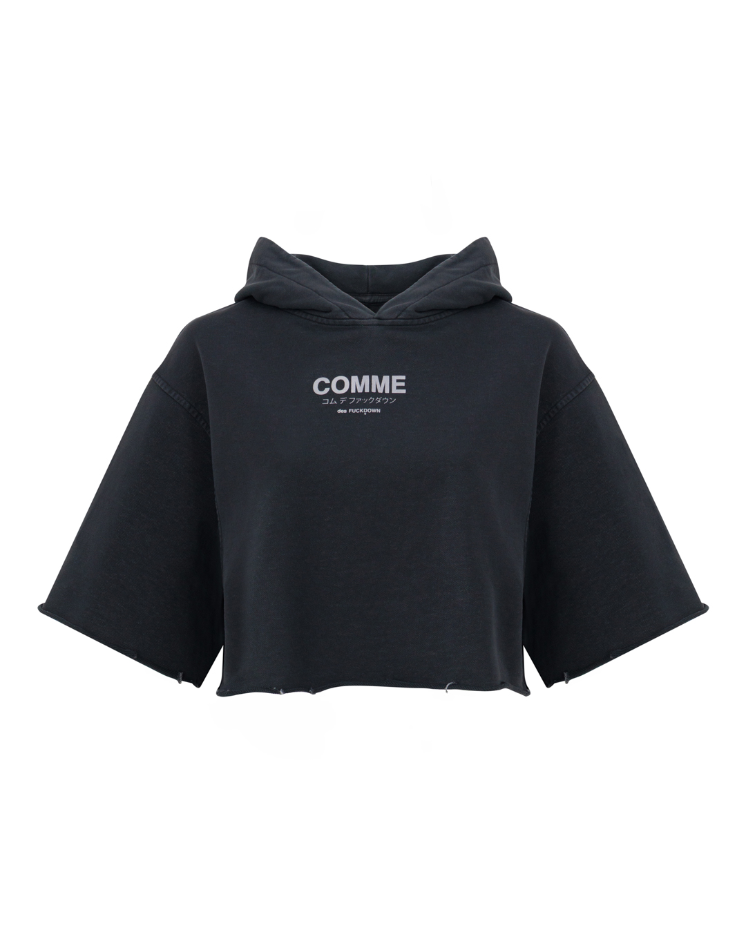 COMME des FUCKDOWN худи укороченное артикул FDS6CFABW01580 марки COMME des FUCKDOWN купить за 20700 руб.