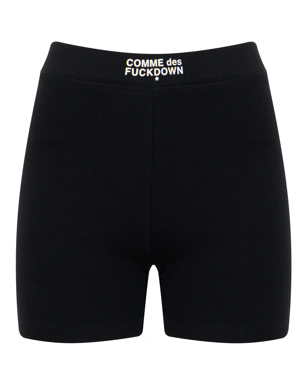 COMME des FUCKDOWN велосипедки в рубчик артикул FDS6CFABW01601 марки COMME des FUCKDOWN купить за 7700 руб.