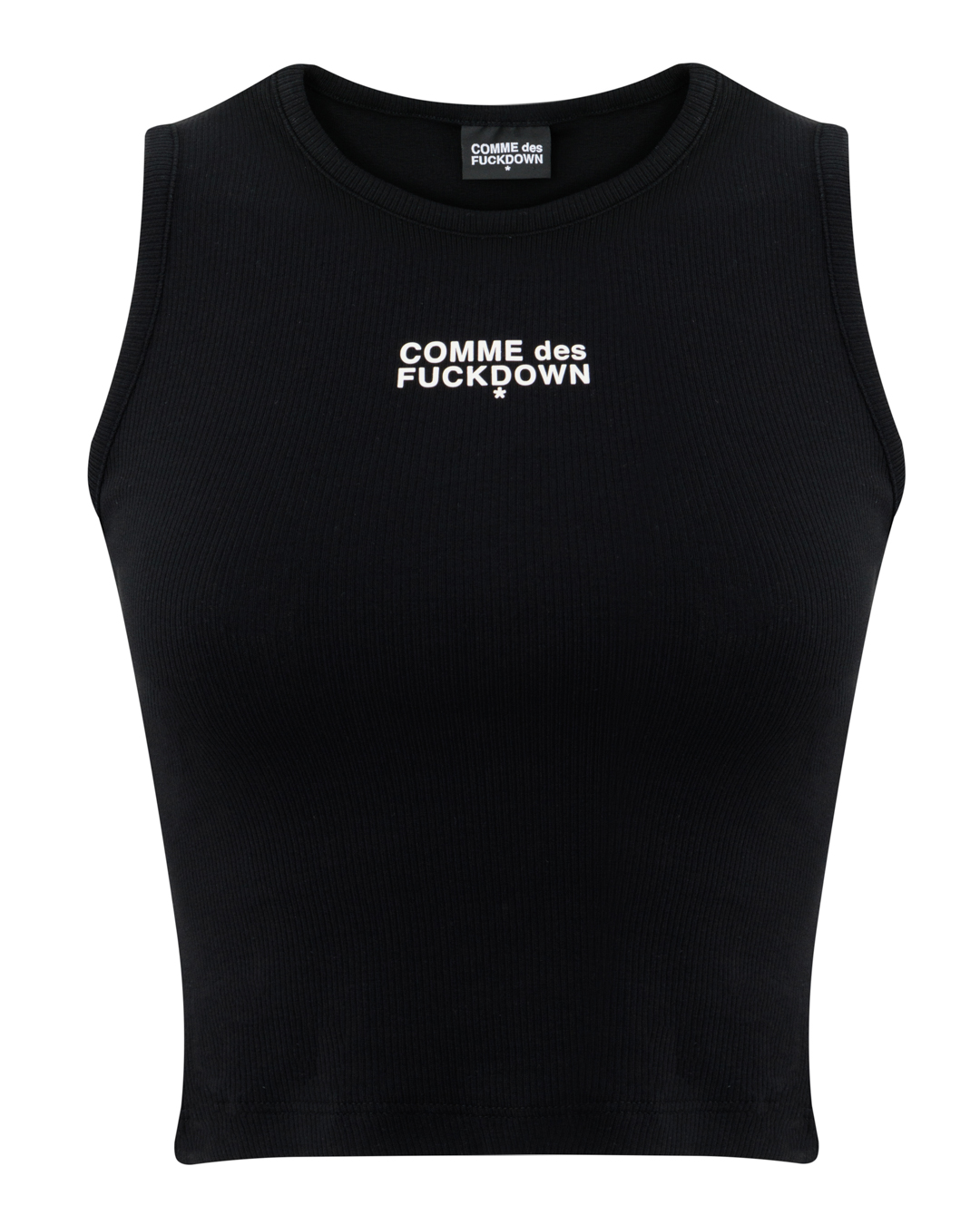 COMME des FUCKDOWN топ укороченный артикул FDS6CFABW01603 марки COMME des FUCKDOWN купить за 6200 руб.