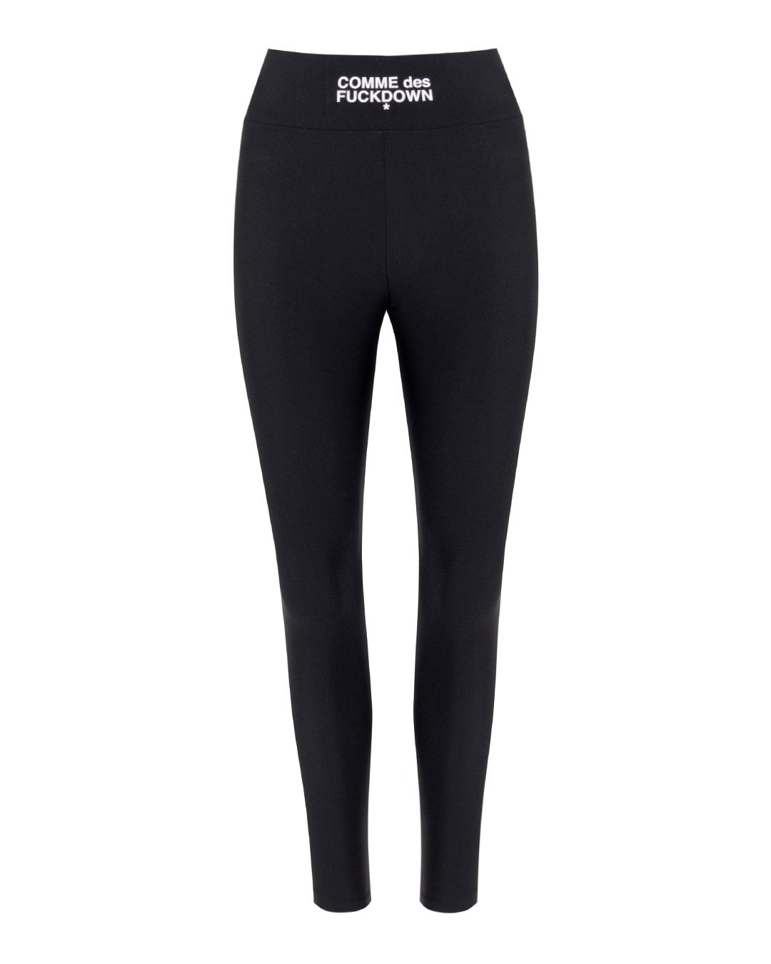 COMME des FUCKDOWN леггинсы с широким поясом артикул FDW4CFABW01056 марки COMME des FUCKDOWN купить за 12500 руб.