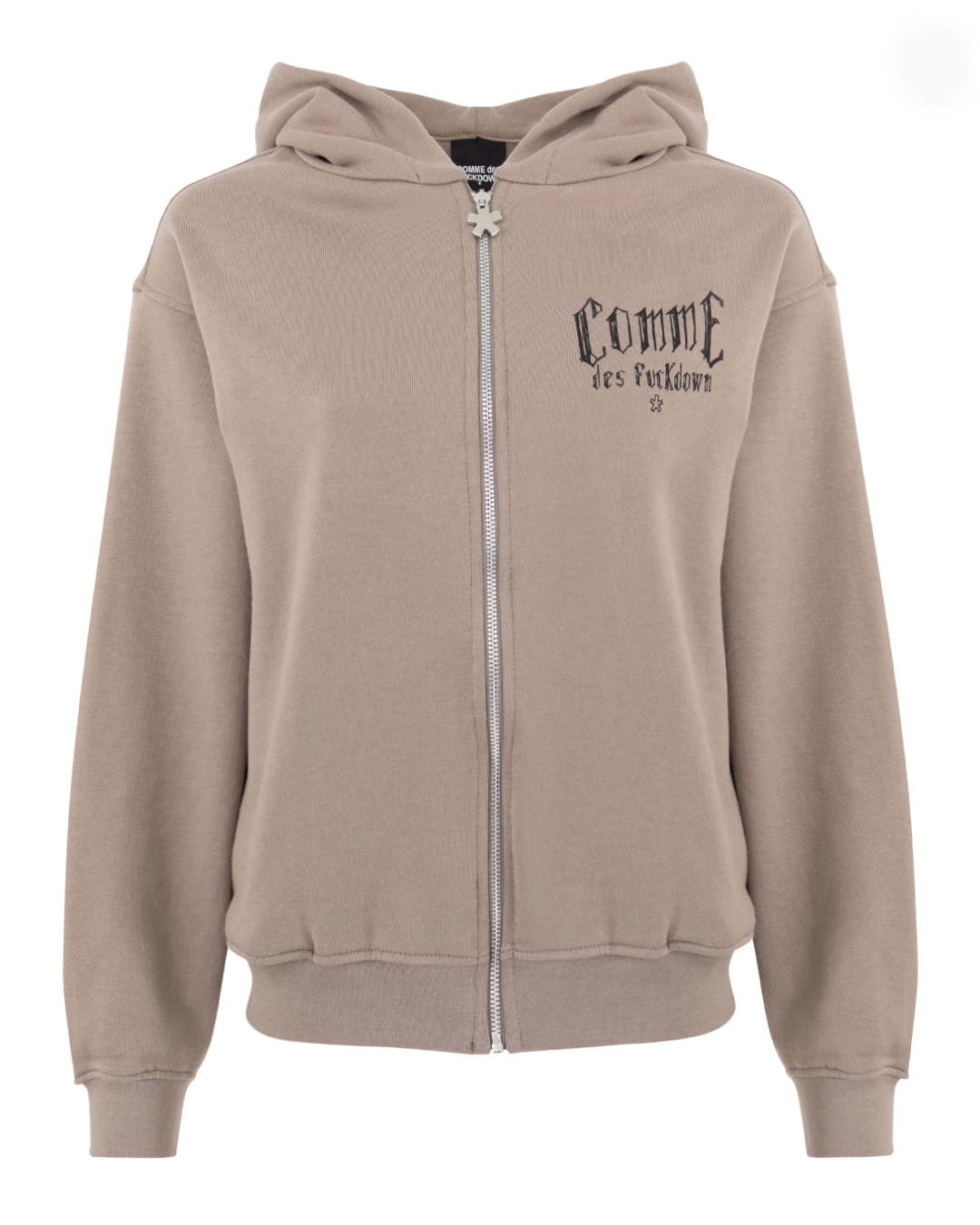 COMME des FUCKDOWN олимпийка с принтом на спине артикул FDW4CFABW01090 марки COMME des FUCKDOWN купить за 26000 руб.