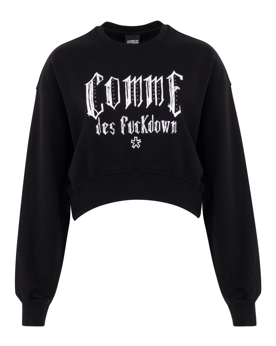 COMME des FUCKDOWN свитшот укороченный  артикул FDW4CFABW01092 марки COMME des FUCKDOWN купить за 6900 руб.