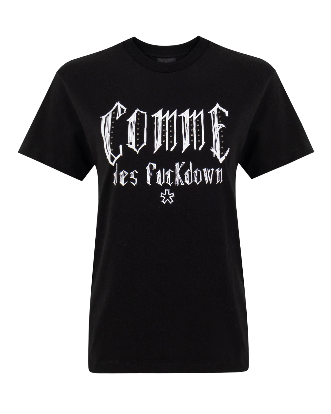COMME des FUCKDOWN футболка из хлопка артикул FDW4CFABW01093 марки COMME des FUCKDOWN купить за 12500 руб.