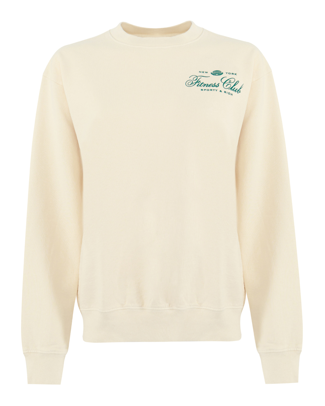 Sporty & Rich свитшот с принтом  артикул Fitness World Crewneck марки Sporty & Rich купить за 23100 руб.