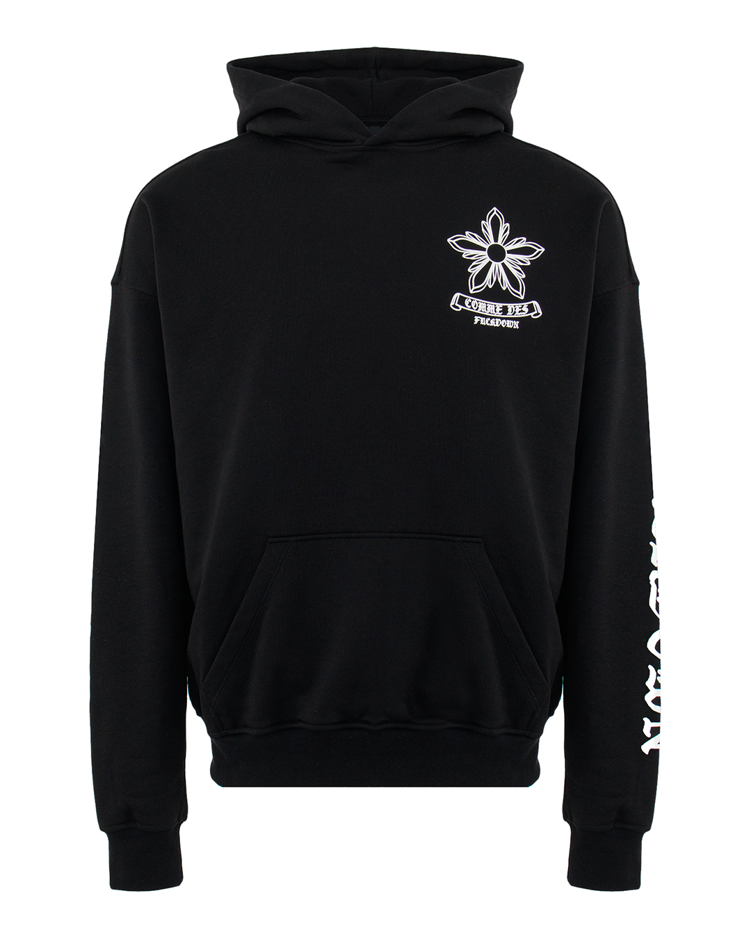 COMME des FUCKDOWN худи с капюшоном артикул FMS5CFABM01555 марки COMME des FUCKDOWN купить за 26000 руб.