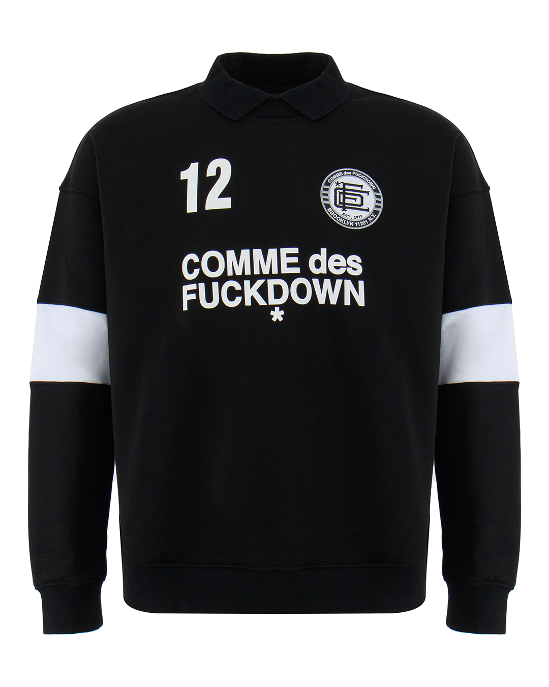 COMME des FUCKDOWN свитшот с принтом артикул FMS5CFABM01563 марки COMME des FUCKDOWN купить за 13000 руб.