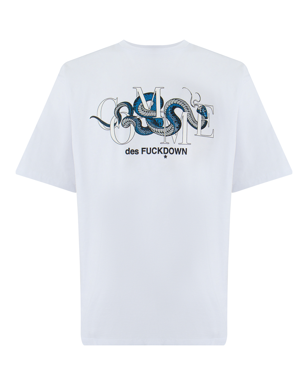 COMME des FUCKDOWN футболка из 100% хлопка артикул FMS5CFABM01584 марки COMME des FUCKDOWN купить за 6200 руб.