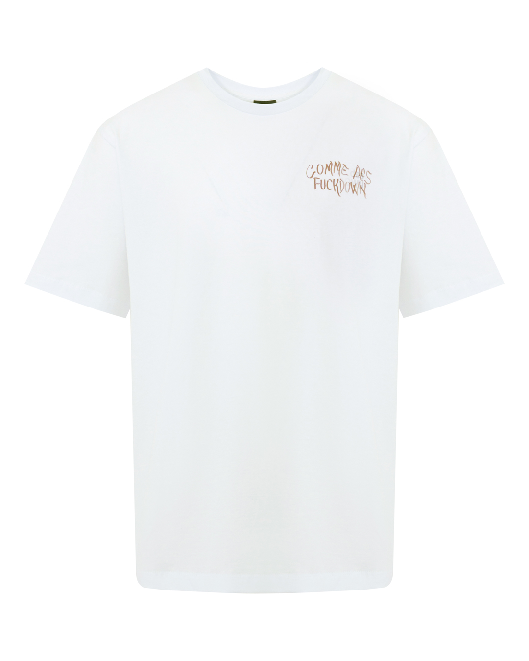 COMME des FUCKDOWN футболка с принтом артикул FMS6CFABM01939 марки COMME des FUCKDOWN купить за 8400 руб.