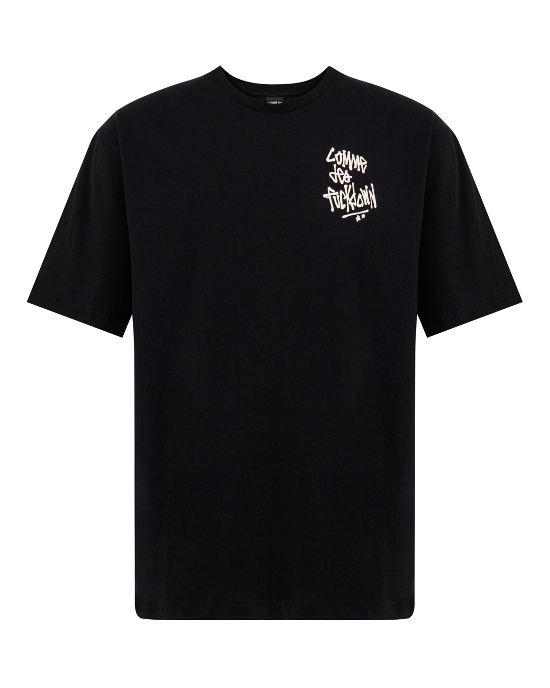COMME des FUCKDOWN футболка с принтом артикул FMS6CFABM02001 марки COMME des FUCKDOWN купить за 8400 руб.