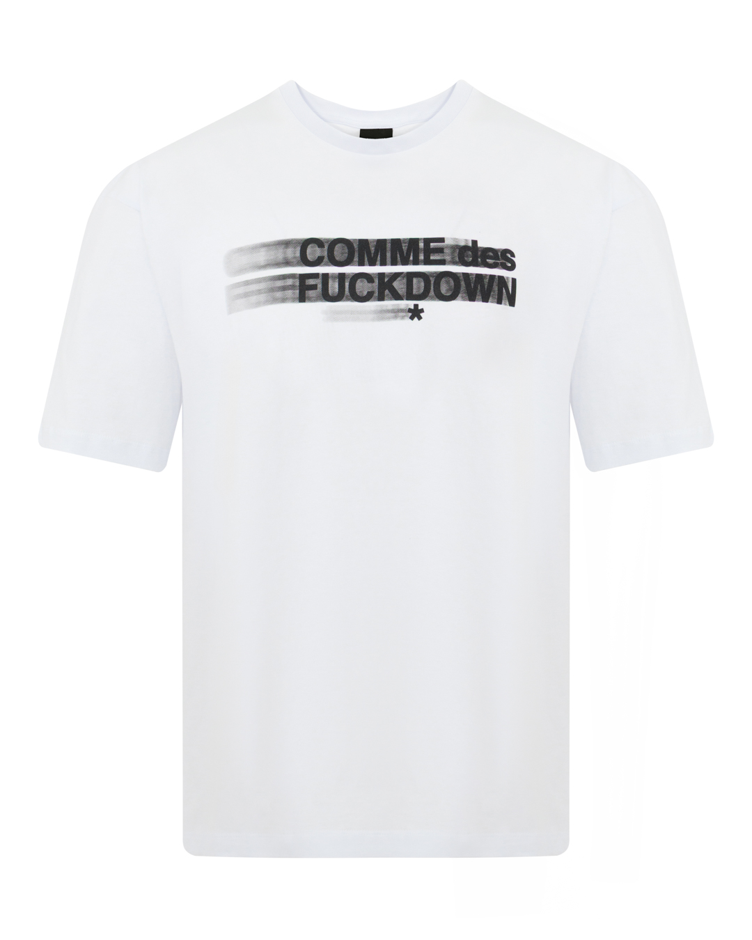 COMME des FUCKDOWN футболка с принтом артикул FMS6CFABM02003 марки COMME des FUCKDOWN купить за 8400 руб.