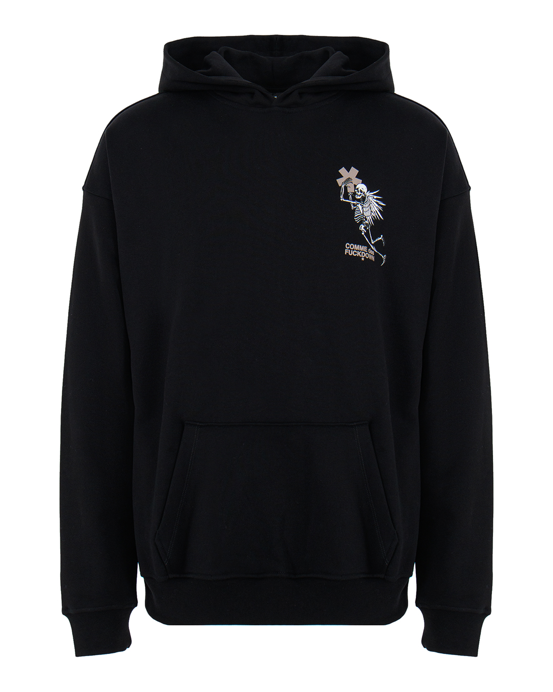 COMME des FUCKDOWN худи из хлопка артикул FMW4CFABM01333 марки COMME des FUCKDOWN купить за 23600 руб.