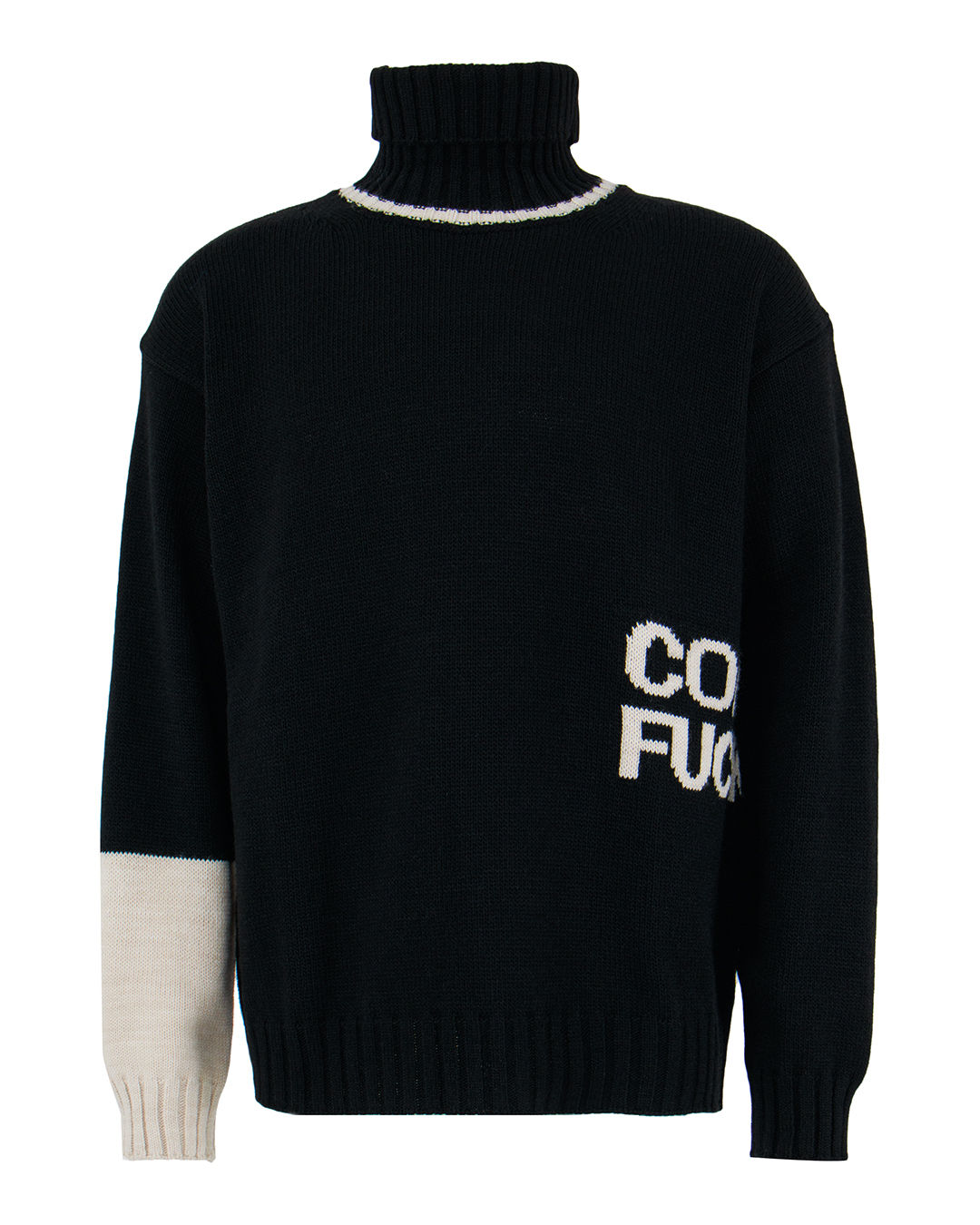 COMME des FUCKDOWN свитер с воротником стойкой артикул FMW4CFABM01421 марки COMME des FUCKDOWN купить за 28000 руб.