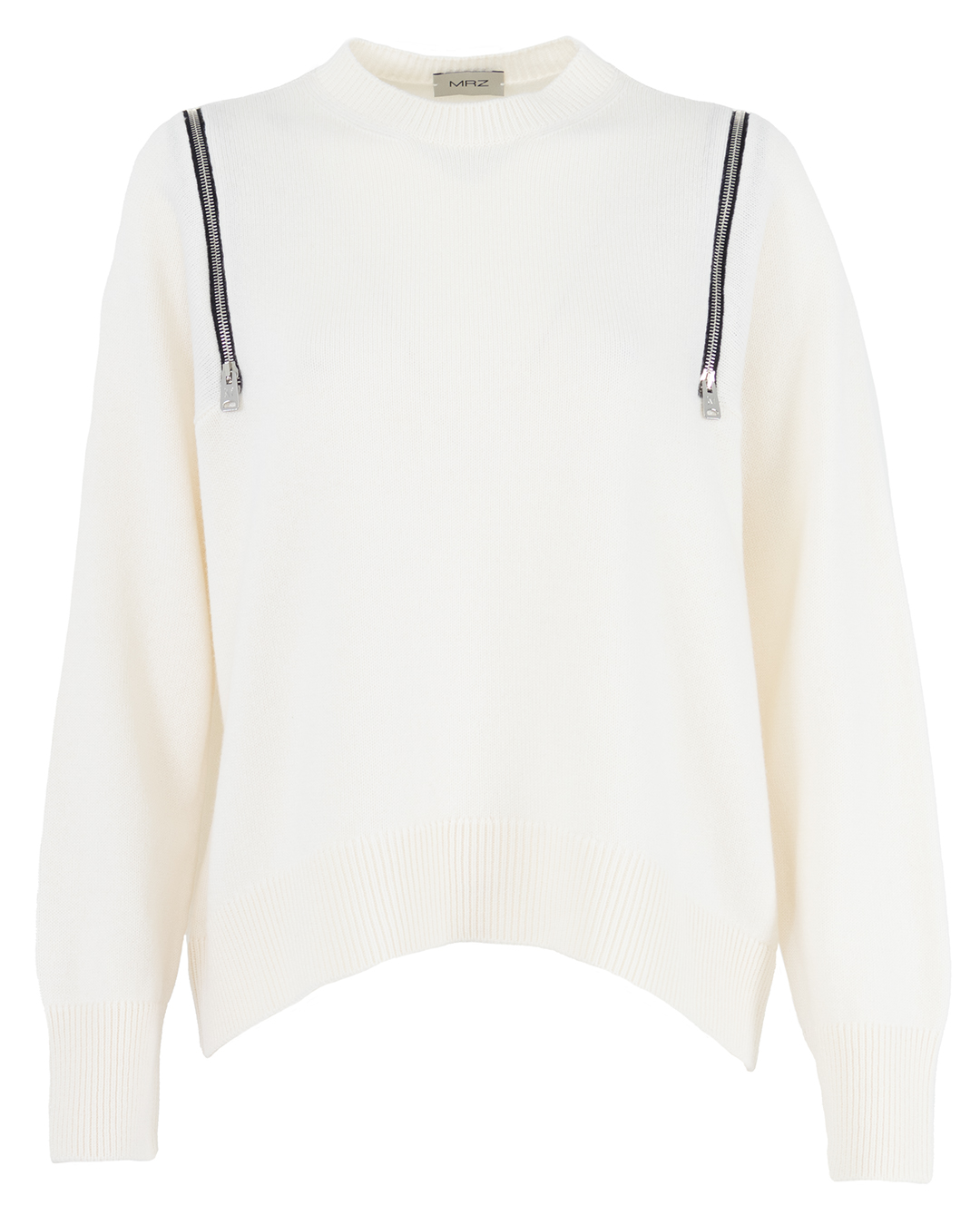 MRZ свитер с молниями на плечах артикул FW24-0189 марки MRZ купить за 59900 руб.