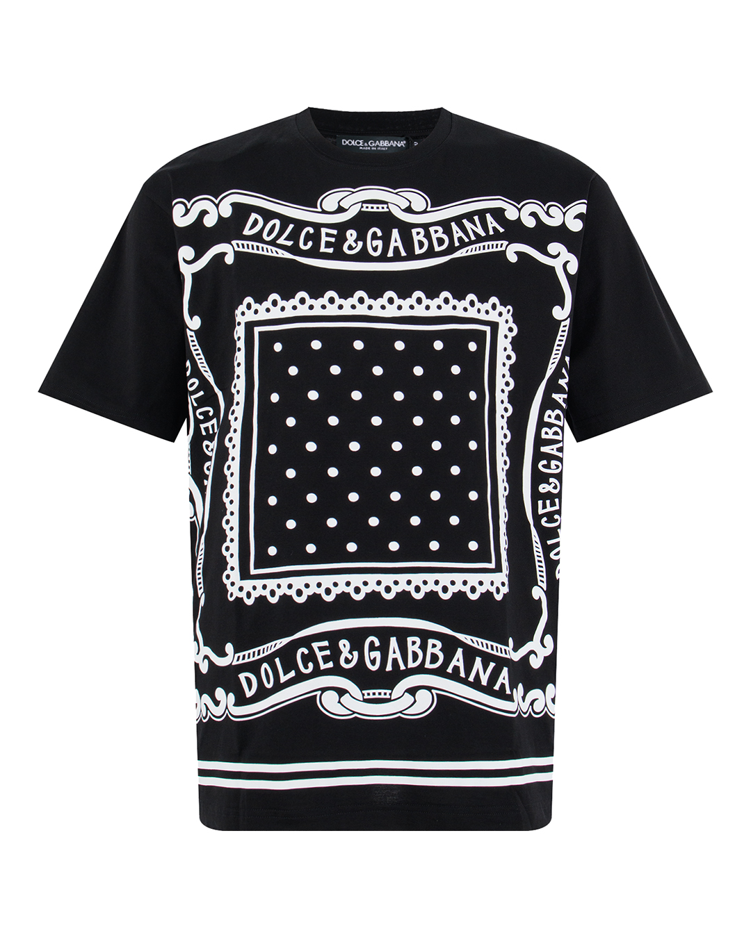 Dolce & Gabbana футболка с бандана-принтом артикул G8PN9T G7N8O марки Dolce&Gabbana купить за 95700 руб.