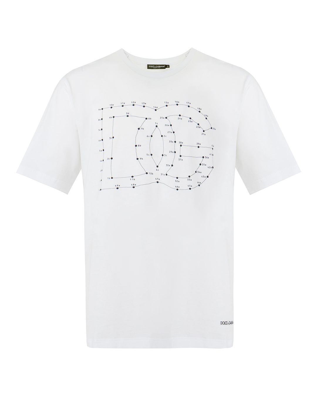 Dolce & Gabbana футболка с логотипом бренда артикул G8PN9T G7O4N W0800 марки Dolce&Gabbana купить за 66000 руб.