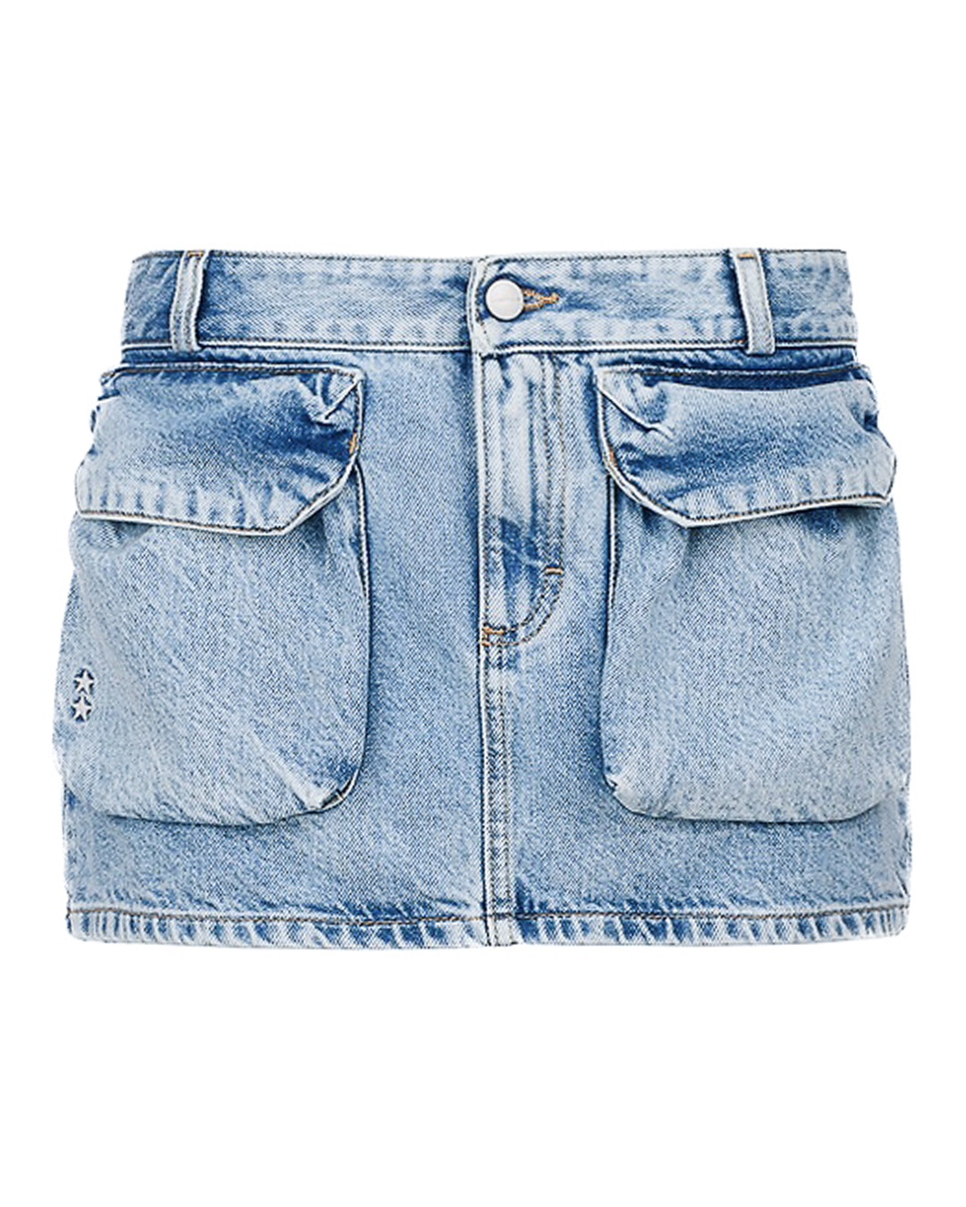 ICON DENIM джинсовая юбка с объемными карманами  артикул GIO ID8270 марки ICON DENIM купить за 21900 руб.