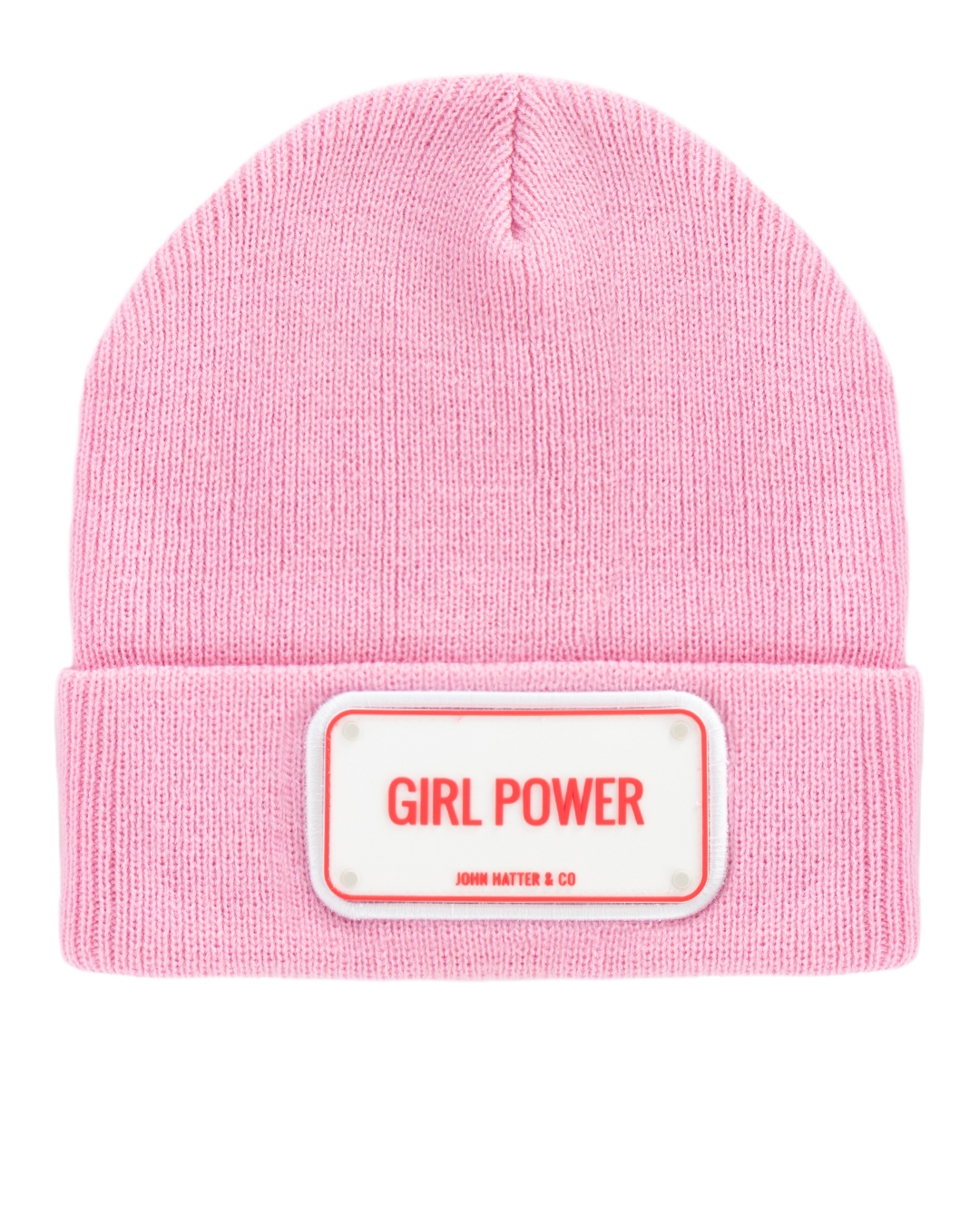 John Hatter & Co шапка с текстовым принтом артикул GIRL POWER BEANIE марки John Hatter & Co купить за 9200 руб.