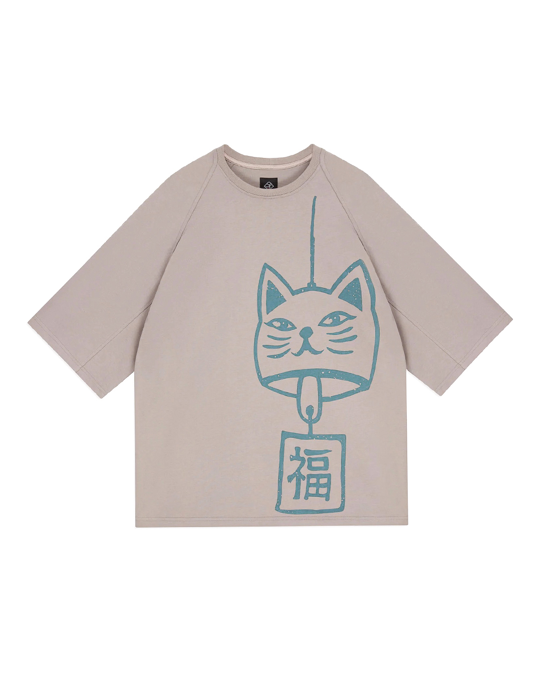 RICE WEAR хлопковая футболка с принтом  артикул good-luck марки RICE WEAR купить за 5000 руб.