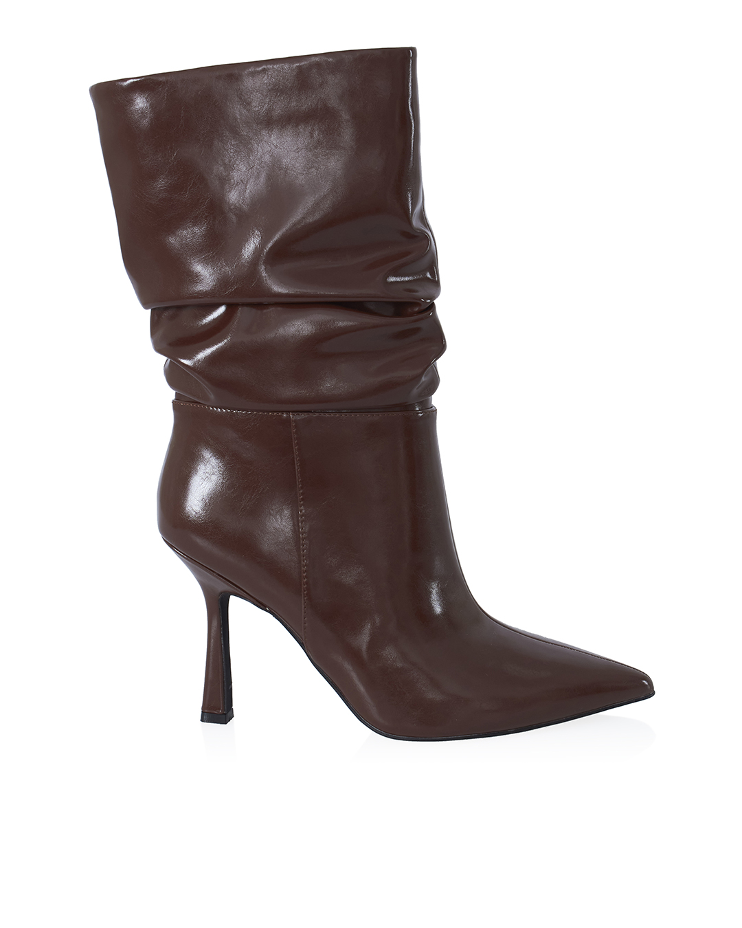 JEFFREY CAMPBELL кожаные сапоги со сборкой  артикул GUILLO-2 марки JEFFREY CAMPBELL купить за 28000 руб.