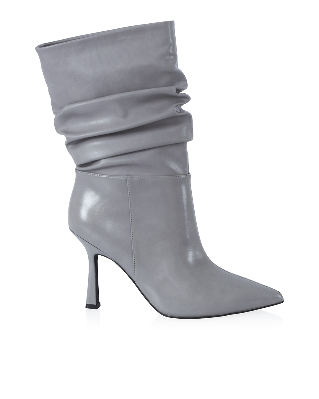 JEFFREY CAMPBELL кожаные сапоги со сборкой  артикул GUILLO-2 марки JEFFREY CAMPBELL купить за 28000 руб.