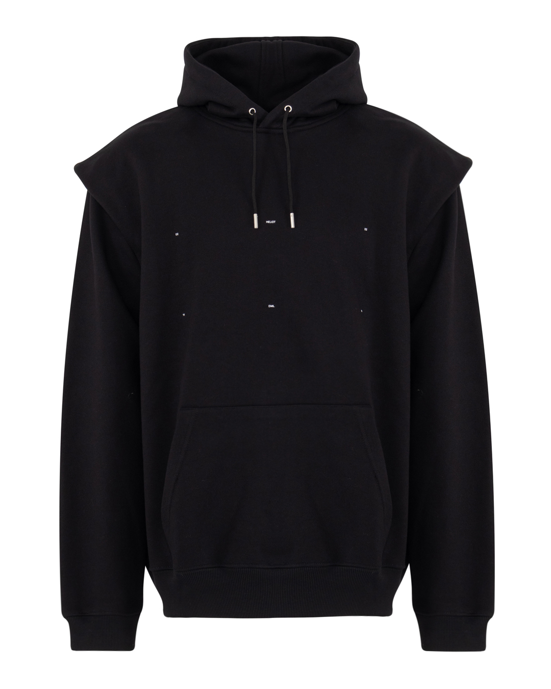 HELIOT EMIL худи с принтом  артикул HE_M_08_053_BLK01 марки HELIOT EMIL купить за 48900 руб.