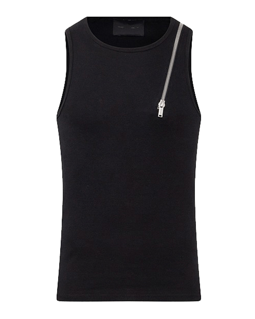HELIOT EMIL майка из хлопка  с молнией  артикул HE_M_09_075_BLK01 марки HELIOT EMIL купить за 20800 руб.