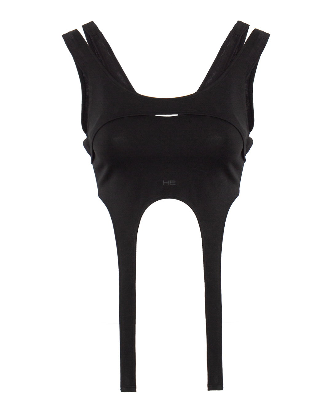 HELIOT EMIL топ с вырезами  артикул HE_W_13_005_P03_BLK01 марки HELIOT EMIL купить за 26000 руб.