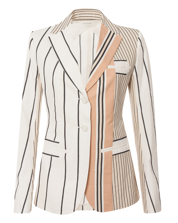 Max Mara SportMax Жакет из хлопка в полоску  артикул JESSICA марки MaxMara_SportMax купить за 21400 руб.