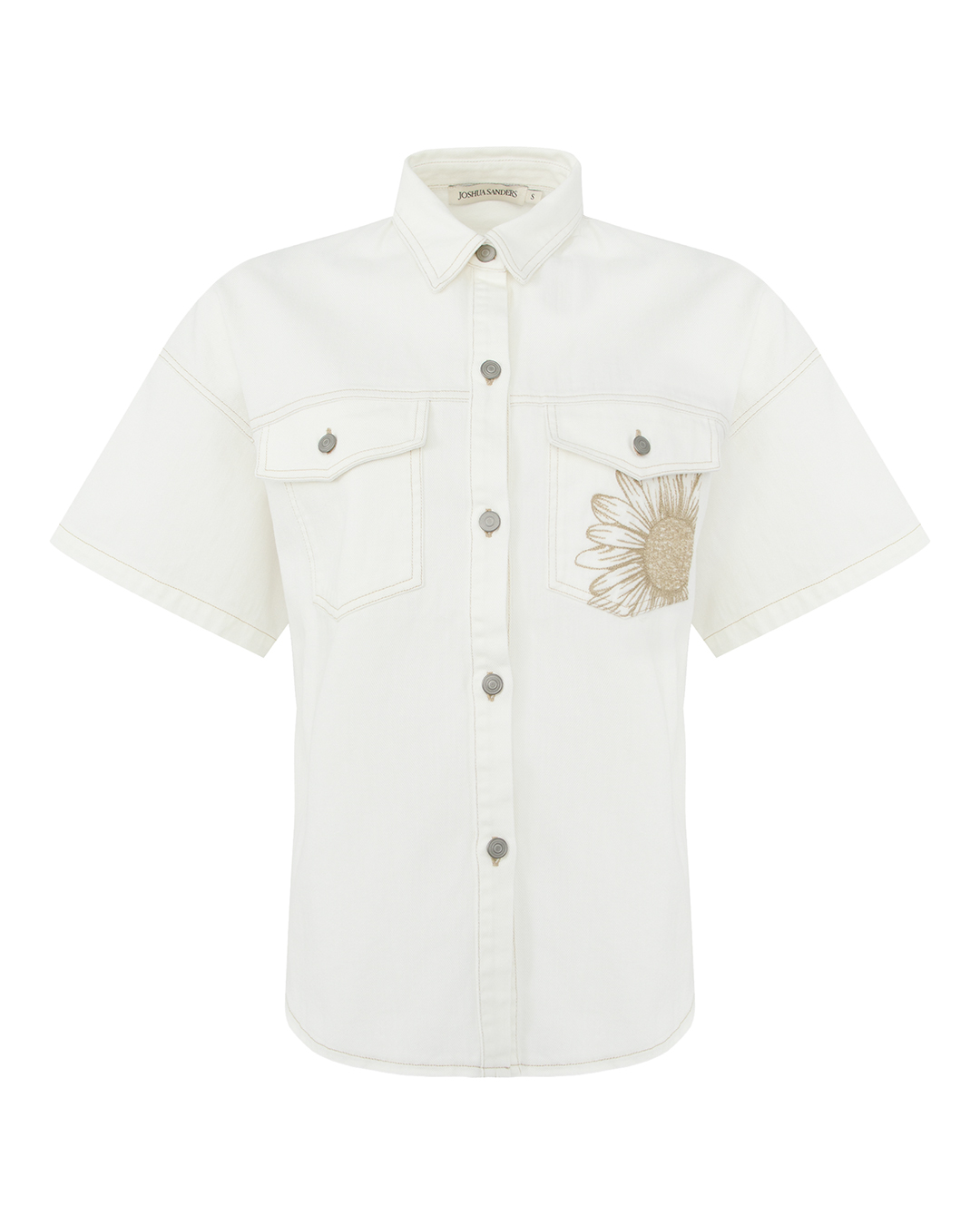 JOSHUA`S рубашка из денима артикул JS35A15138 марки JOSHUA`S купить за 41200 руб.